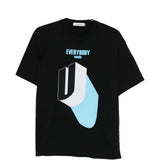 T-shirt con stampa grafica in nero Undercover - uomo 