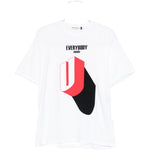 T-shirt con stampa grafica in bianco Undercover - uomo 