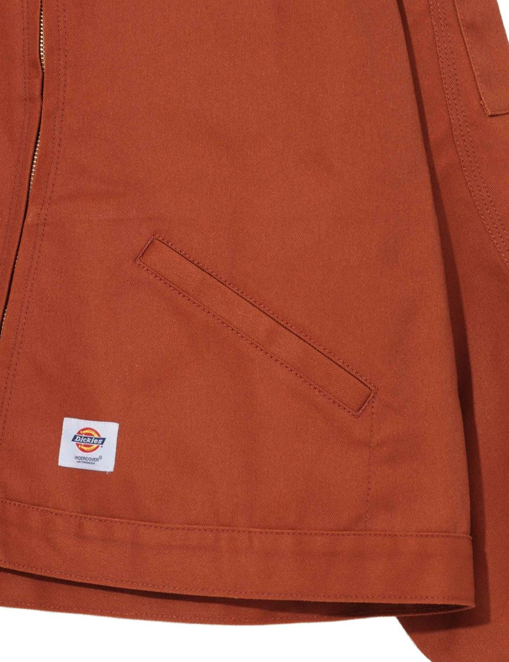 Giacca con zip in arancione Undercover - uomo 
