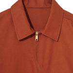 Giacca con zip in arancione Undercover - uomo 