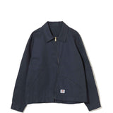 Giacca-camicia con zip in blu Undercover - uomo 