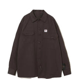 Camicia Dickies con bottoni e dettagli sulle tasche in marrone Undercover - uomo 