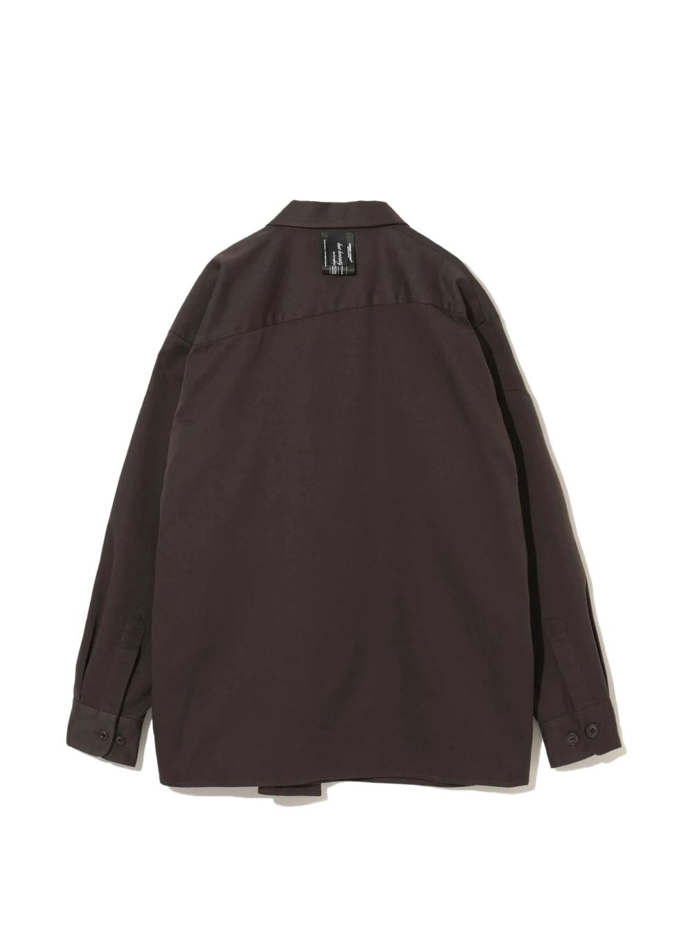 Camicia Dickies con bottoni e dettagli sulle tasche in marrone Undercover - uomo 