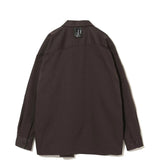 Camicia Dickies con bottoni e dettagli sulle tasche in marrone Undercover - uomo 
