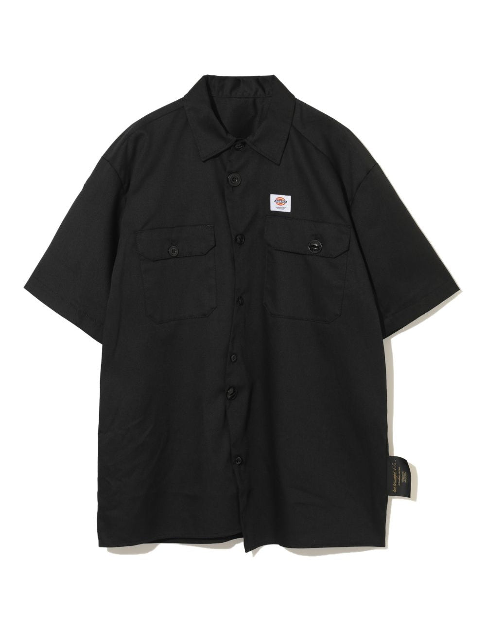 Camicia a maniche corte con bottoni in nero Undercover - uomo 