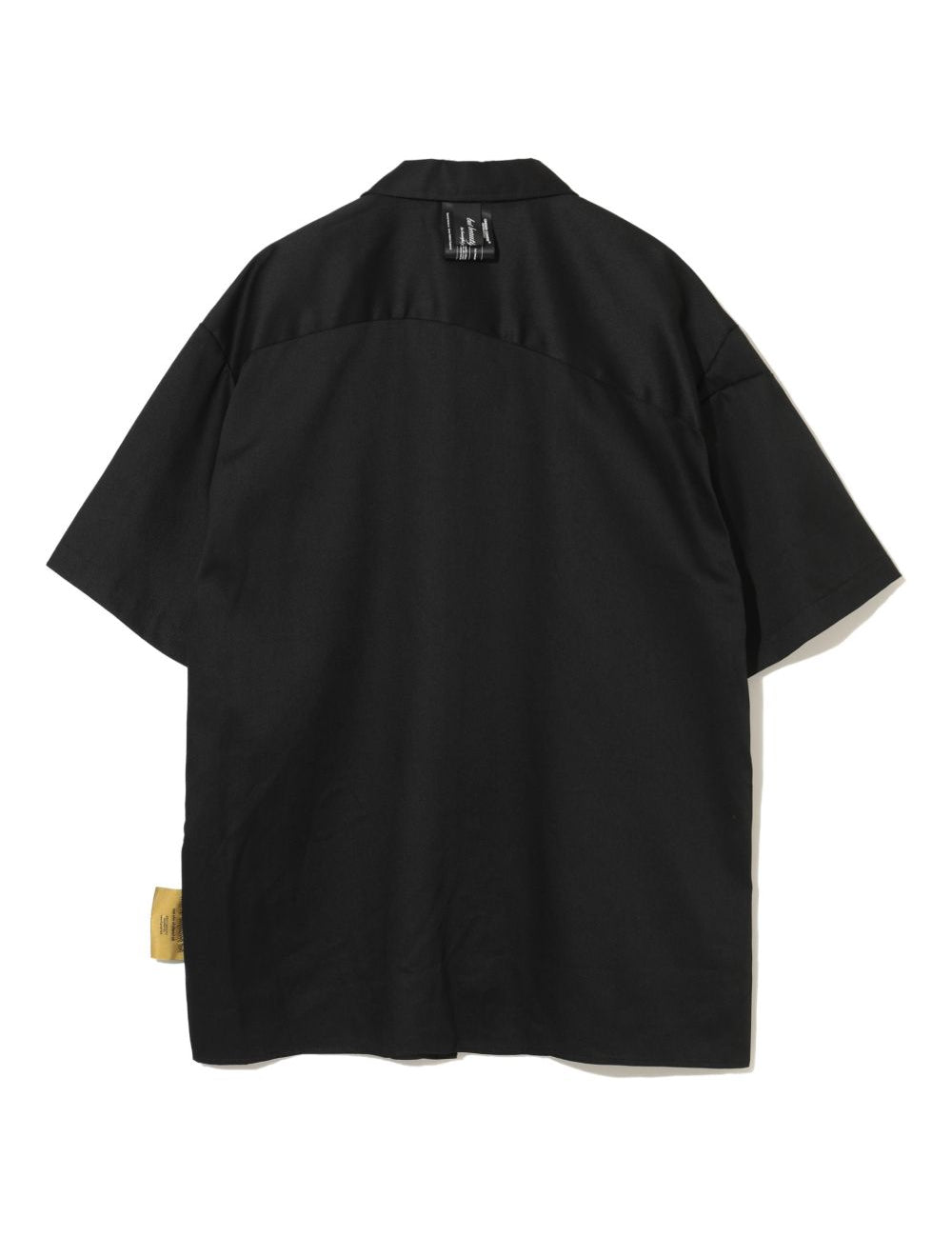 Camicia a maniche corte con bottoni in nero Undercover - uomo 