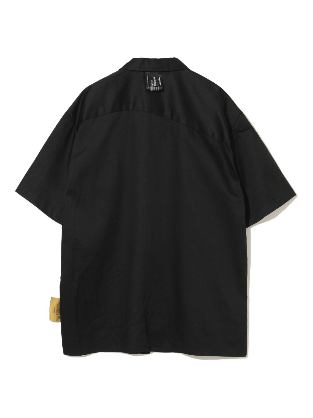 Camicia a maniche corte con bottoni in nero Undercover - uomo 