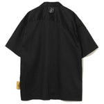 Camicia a maniche corte con bottoni in nero Undercover - uomo 