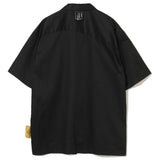 Camicia a maniche corte con bottoni in nero Undercover - uomo 