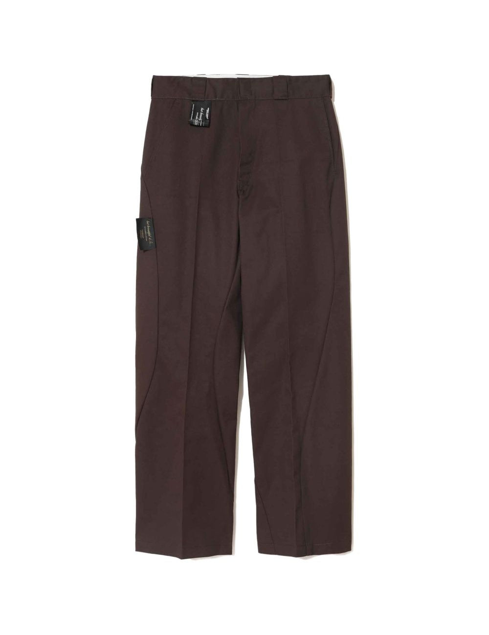 Pantaloni a gamba dritta in marrone Undercover - uomo 