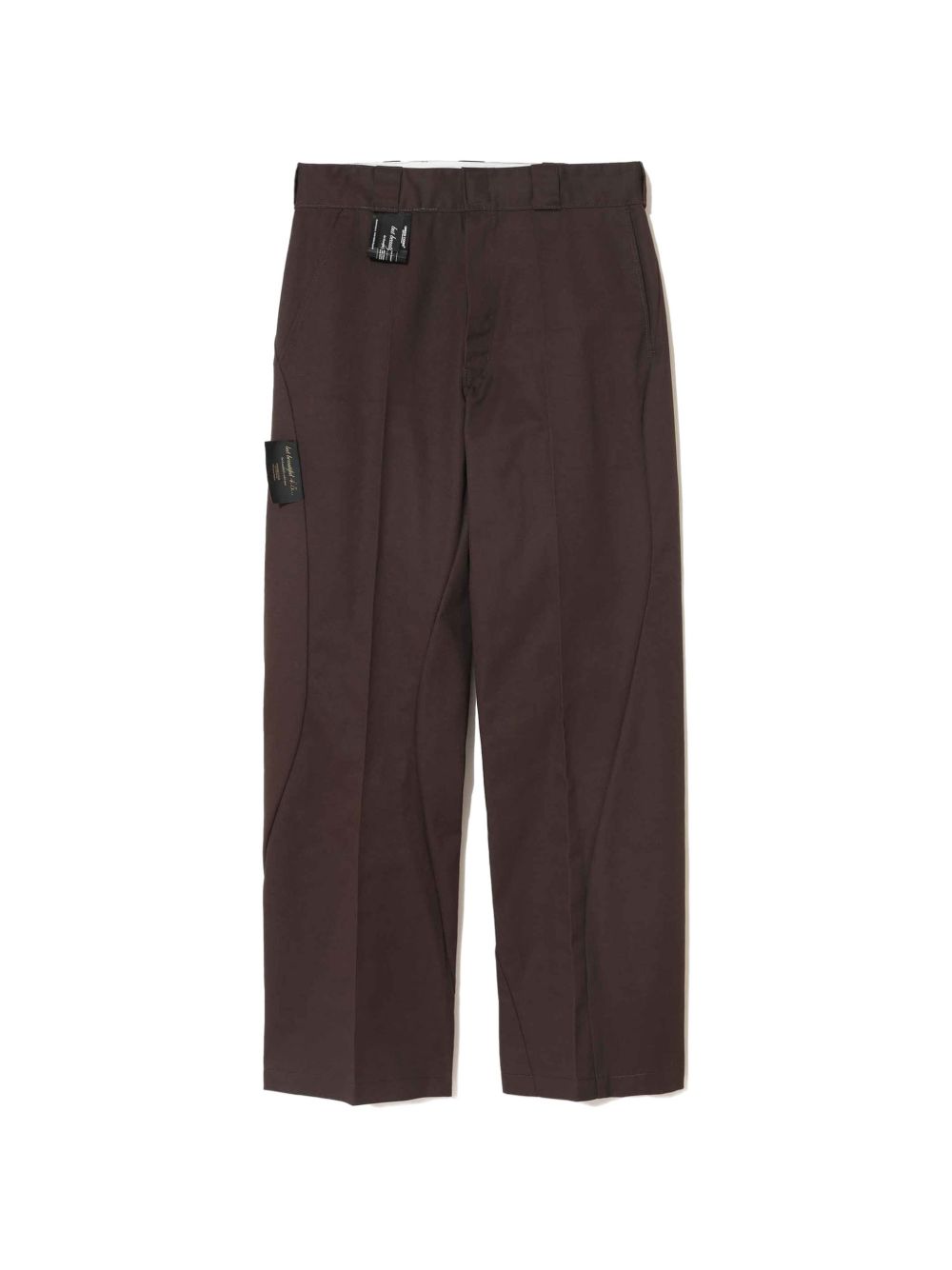 Pantaloni a gamba dritta in marrone Undercover - uomo 