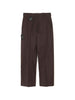 Pantaloni a gamba dritta in marrone Undercover - uomo