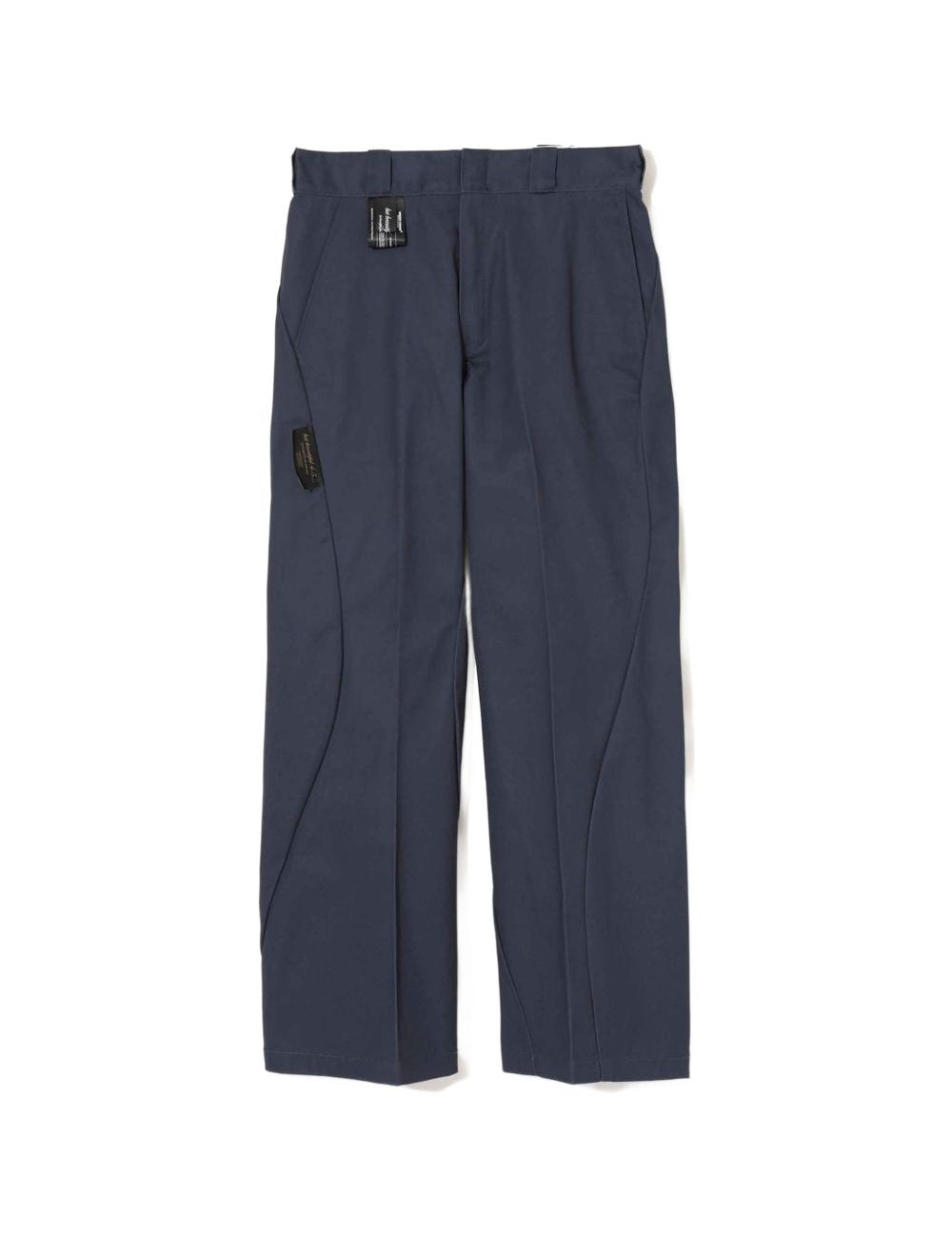 Pantaloni a gamba dritta con logo in blu Undercover - umo 