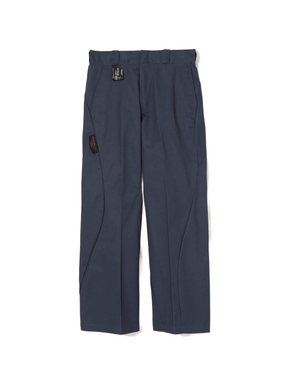 Pantaloni a gamba dritta con logo in blu Undercover - umo 