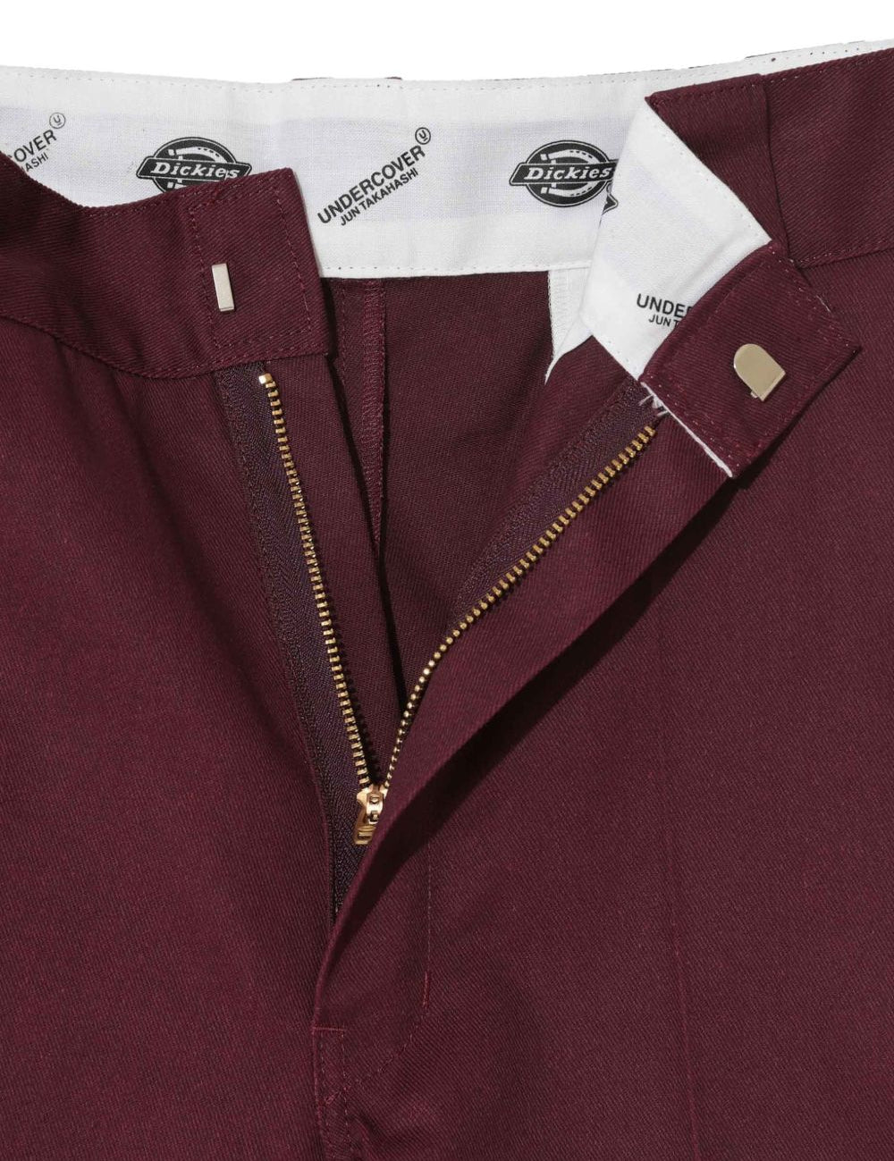 Shorts con logo in bordeaux Undercover - uomo 