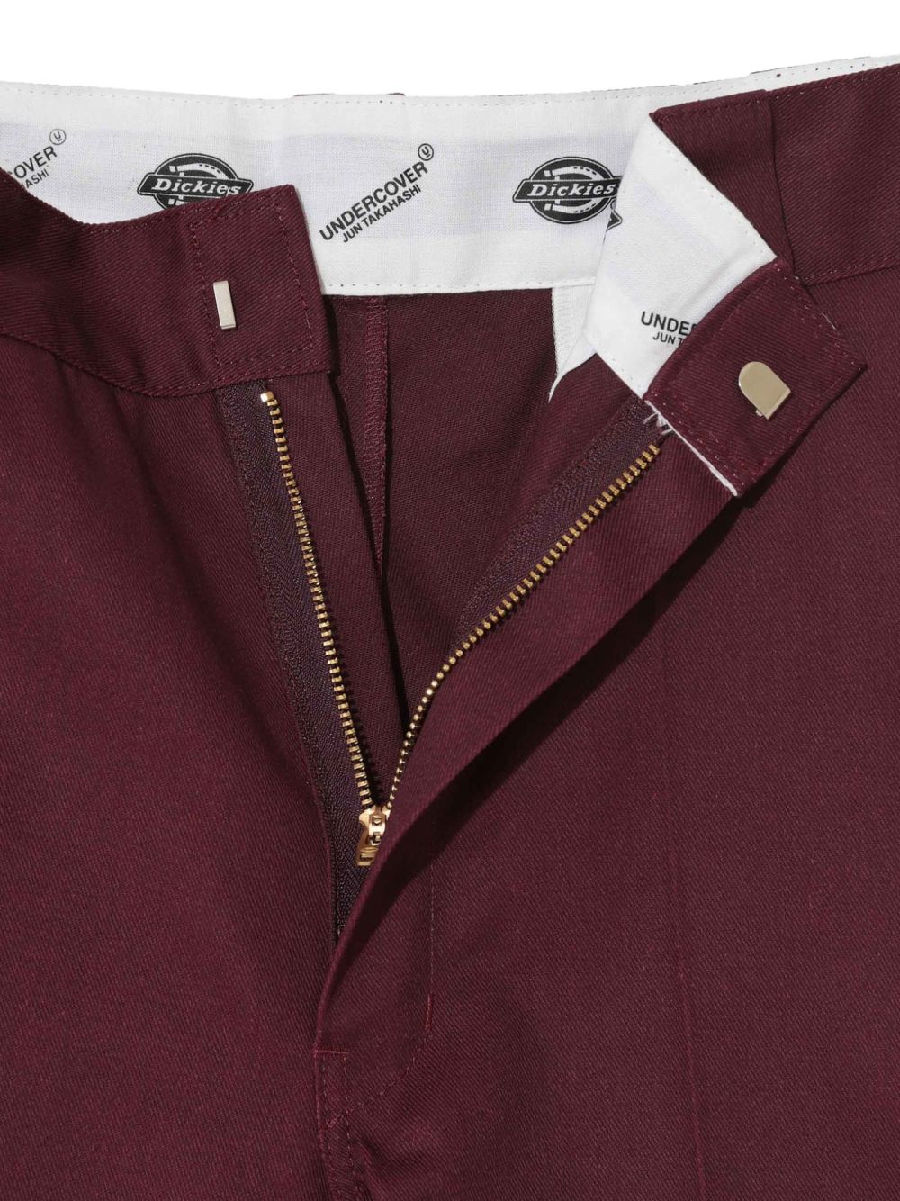 Shorts con logo in bordeaux Undercover - uomo 