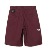 Shorts con logo in bordeaux Undercover - uomo 