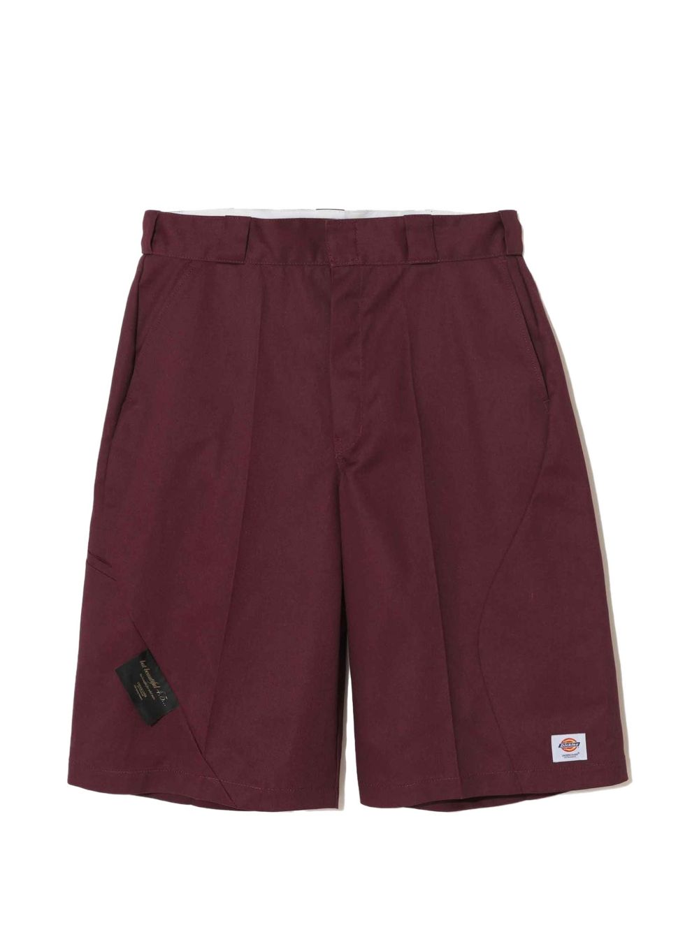 Shorts con logo in bordeaux Undercover - uomo 
