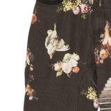Pantaloncini con stampa floreale in nero Undercover - uomo 