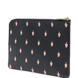 Clutch con stampa in blu Undercover - unisex 