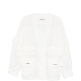 Giacca con scollo a V in bianco Undercover - uomo 