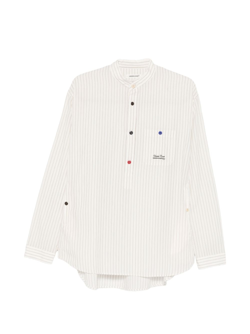 Camicia a righe in beige Undercover - uomo 