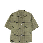 Camicia a quadri in verde Undercover - uomo 