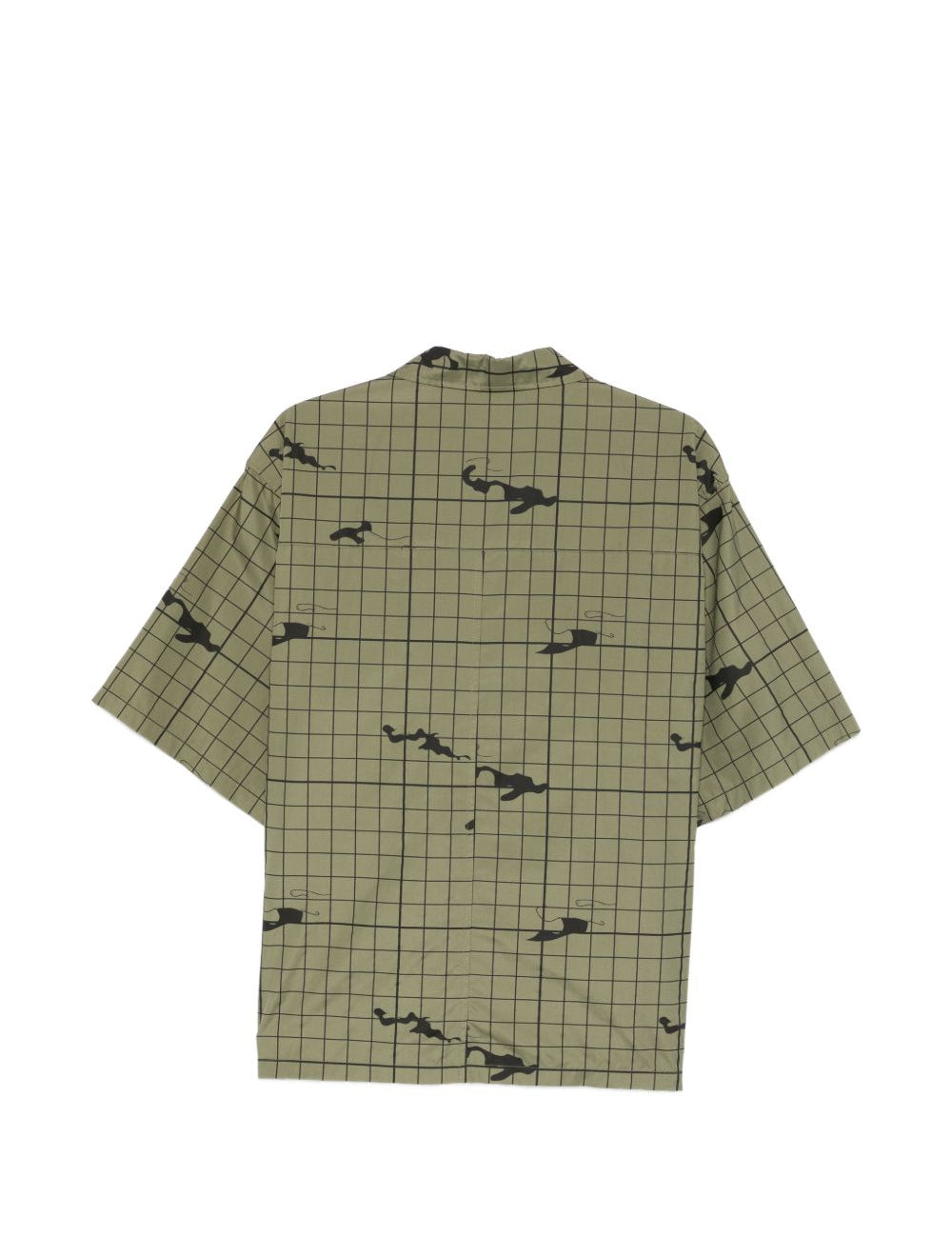 Camicia a quadri in verde Undercover - uomo 