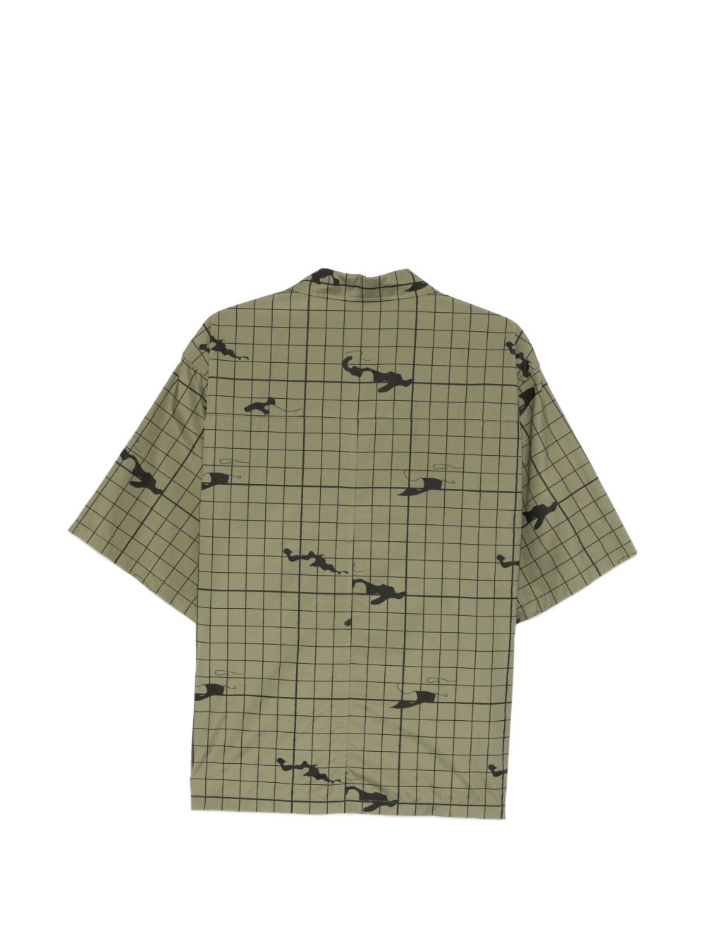 Camicia a quadri in verde Undercover - uomo 