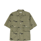 Camicia a quadri in verde Undercover - uomo 