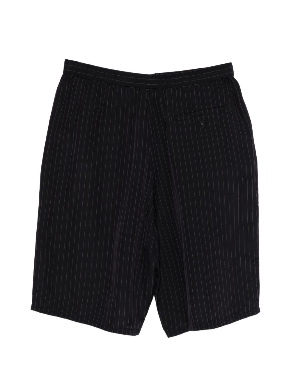 Shorts con fantasia gessata in nero Undercover - uomo 