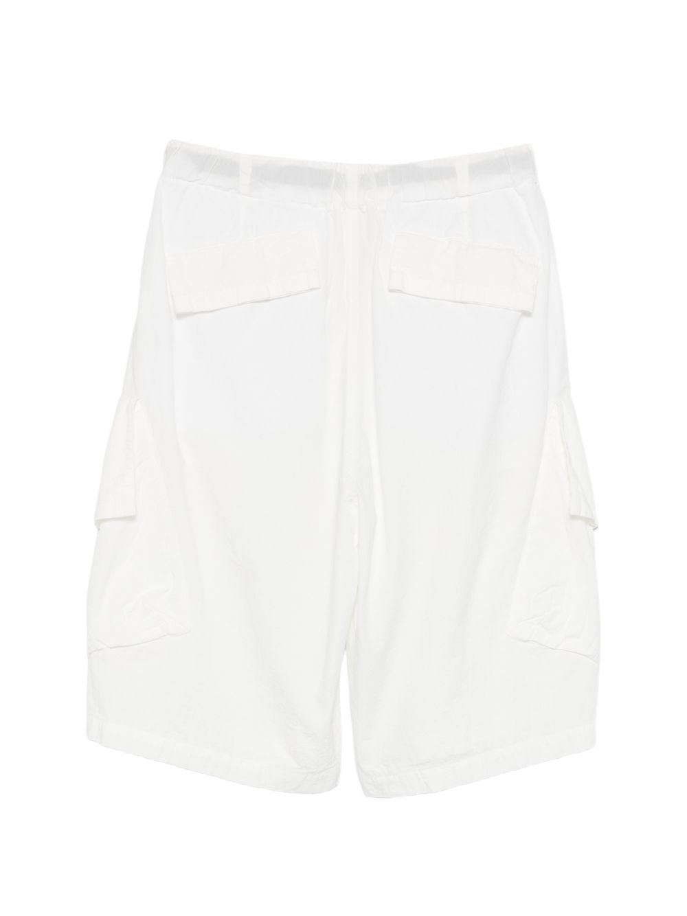 Pantaloncini con chiusura a fibbia in bianco Undercover - uomo 