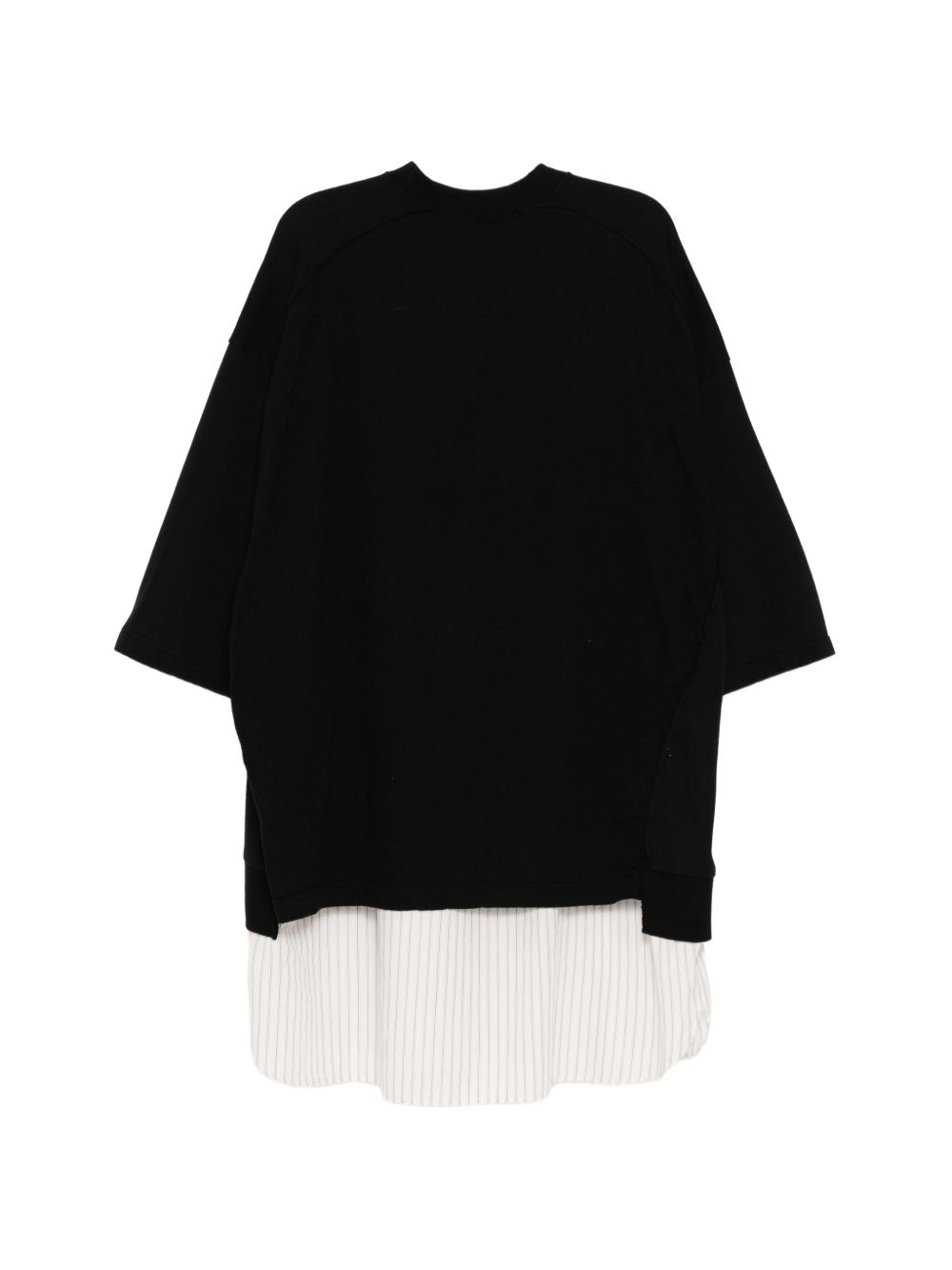 T-shirt con cut-out in nero Undercover - uomo 