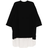 T-shirt con cut-out in nero Undercover - uomo 