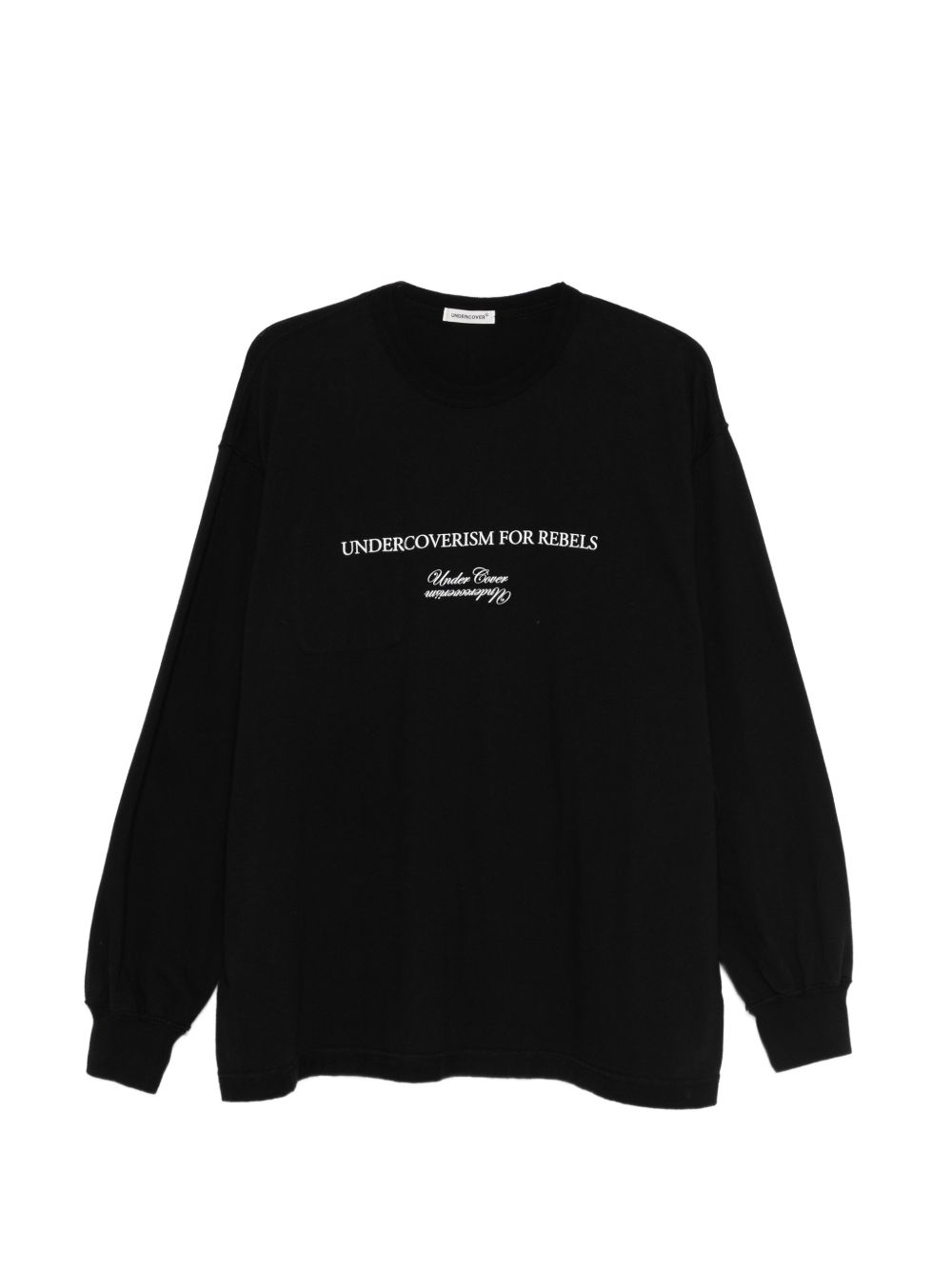 Felpa con stampa grafica in nero Undercover - uomo 