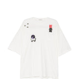T-shirt con stampa in bianco Undercover - uomo 