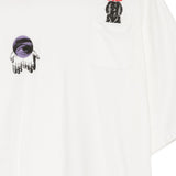 T-shirt con stampa in bianco Undercover - uomo 