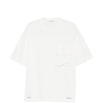 T-shirt con tasca sul petto in bianco Undercover - uomo 