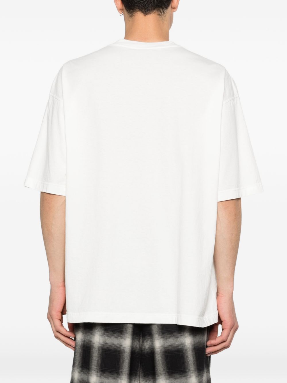 T-shirt con tasca sul petto in bianco Undercover - uomo 