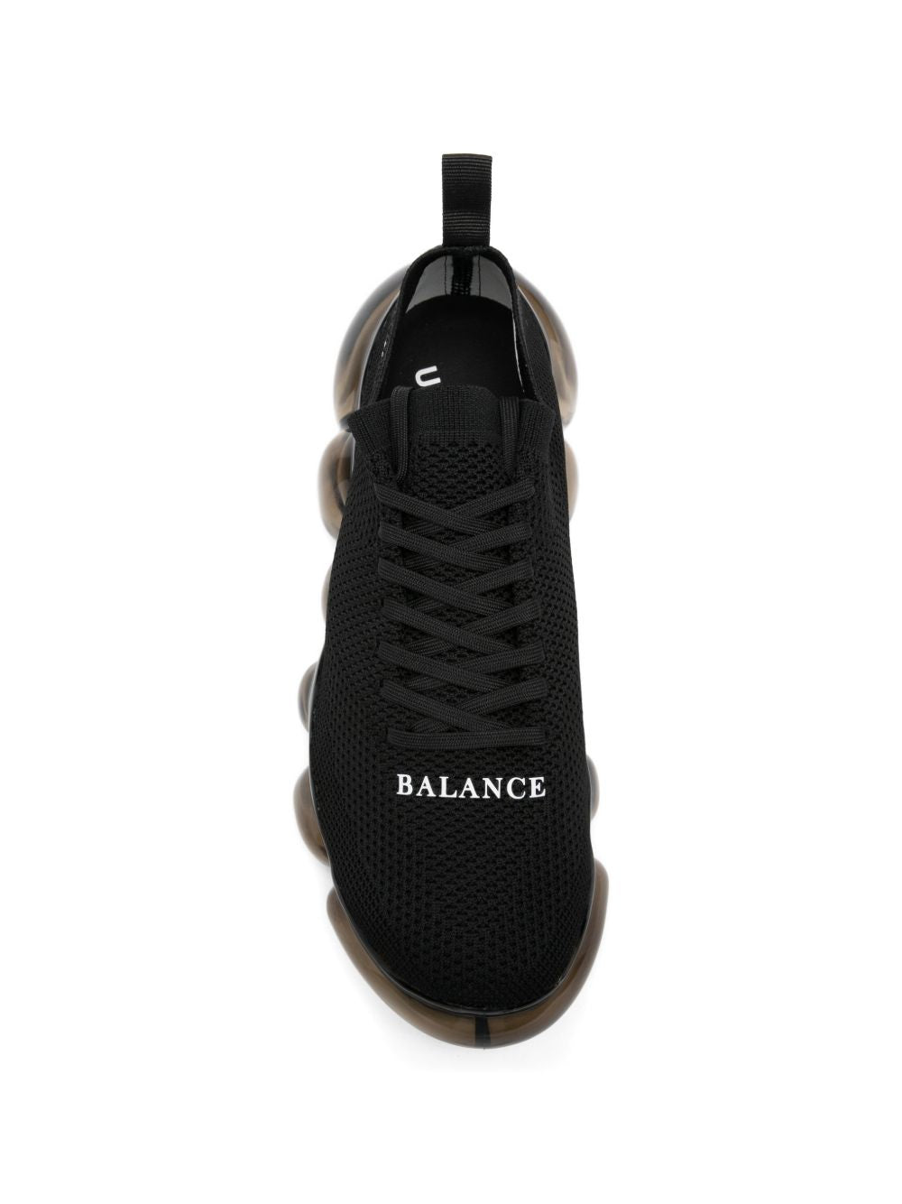 Sneakers con suola a bolle in nero Undercover - uomo 
