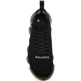 Sneakers con suola a bolle in nero Undercover - uomo 