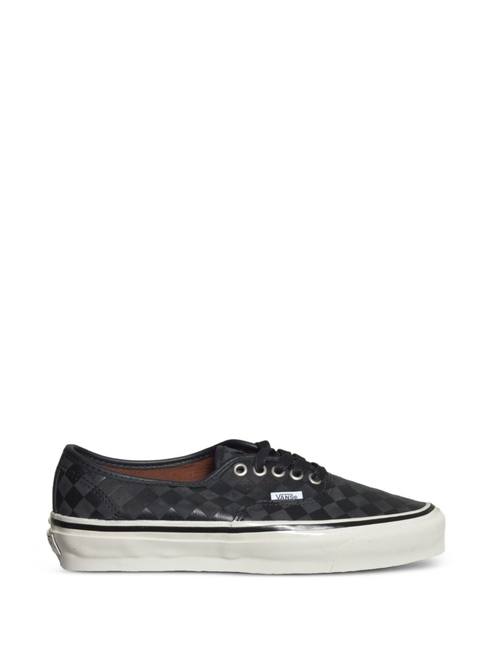 Sneakers authentic 44 diamond check in nero Vans - unisex 