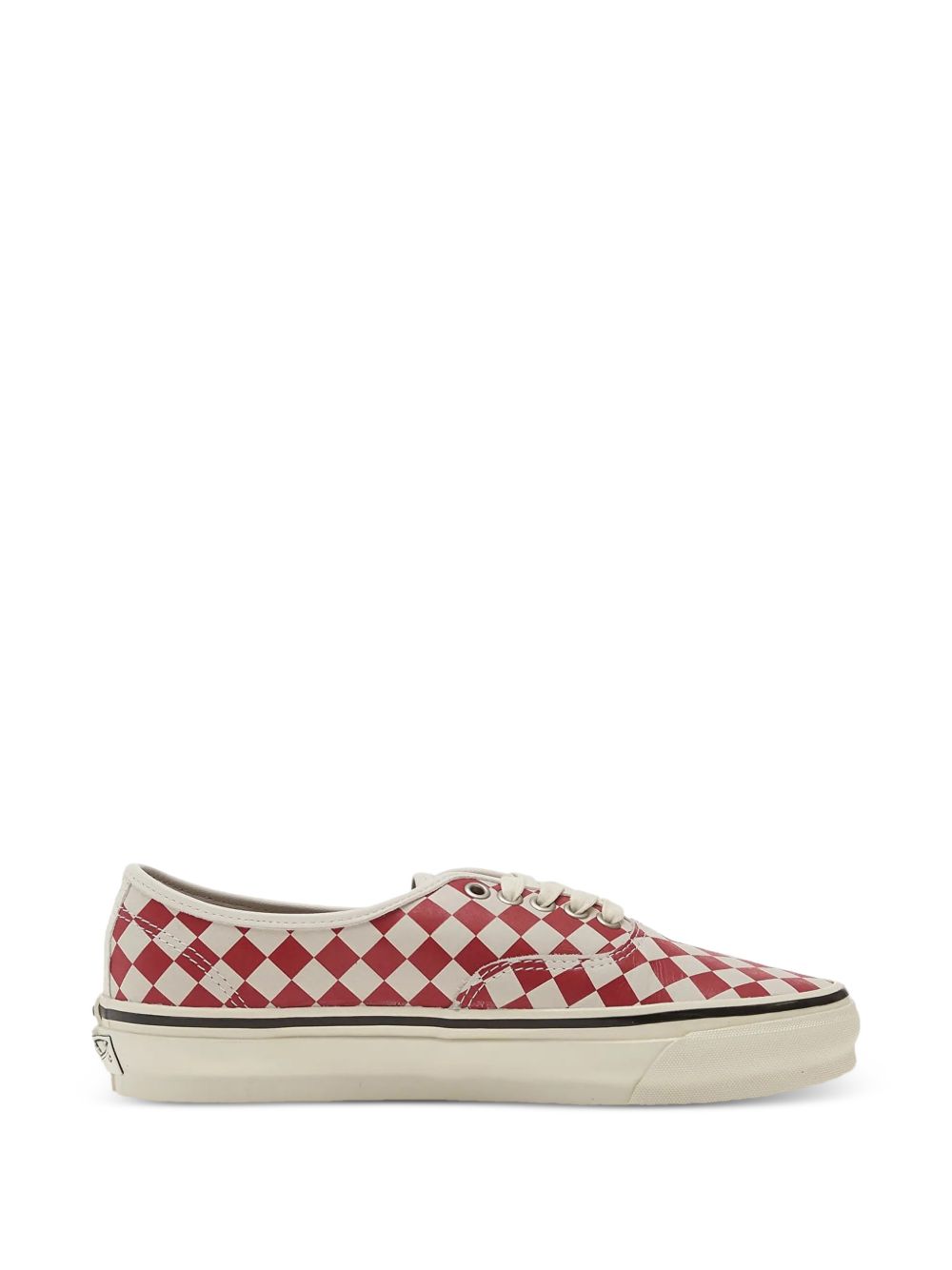 Sneakers authentic 44 diamond check in bianco e rosso Vans - unisex 