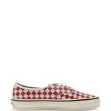 Sneakers authentic 44 diamond check in bianco e rosso Vans - unisex 