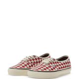 Sneakers authentic 44 diamond check in bianco e rosso Vans - unisex 