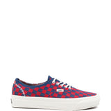 Sneakers LX Authentic 44 EK Punk Check in rosso e blu Vans - unisex 