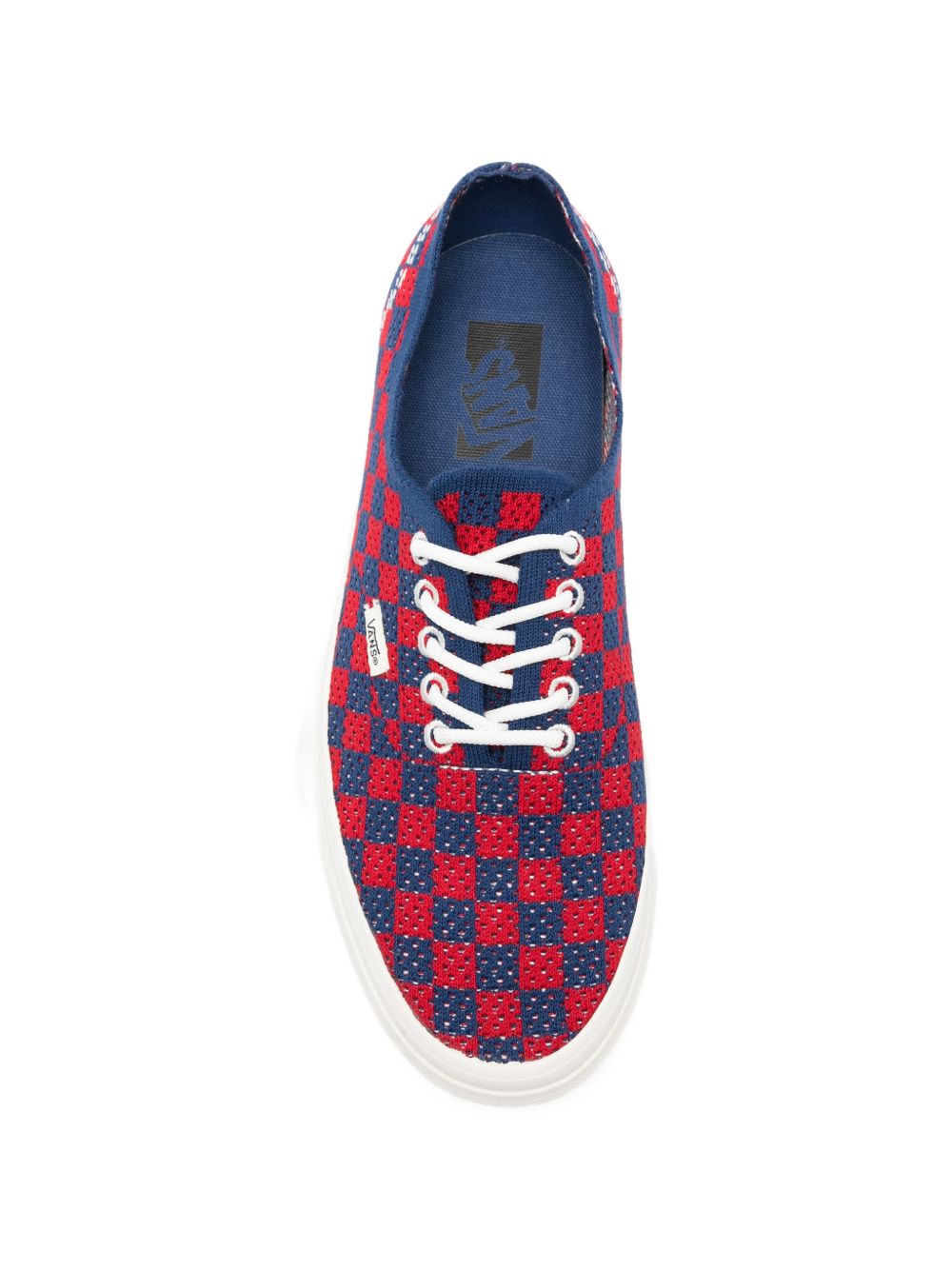 Sneakers LX Authentic 44 EK Punk Check in rosso e blu Vans - unisex 