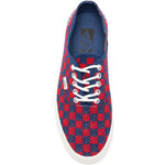 Sneakers LX Authentic 44 EK Punk Check in rosso e blu Vans - unisex 
