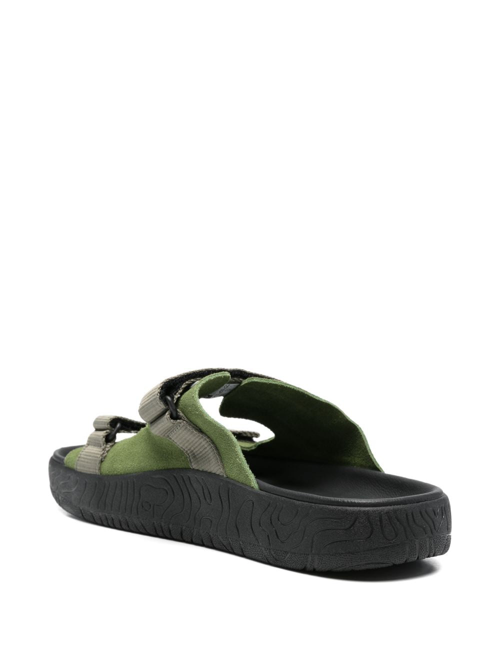 Ciabatte in camoscio in nero Veja - uomo 