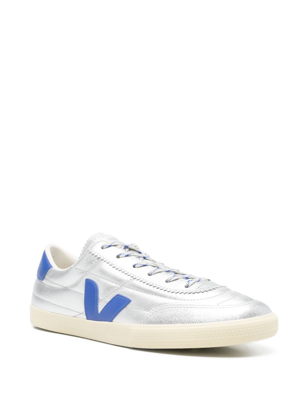 Sneakers basse panenka in argento Veja - donna 